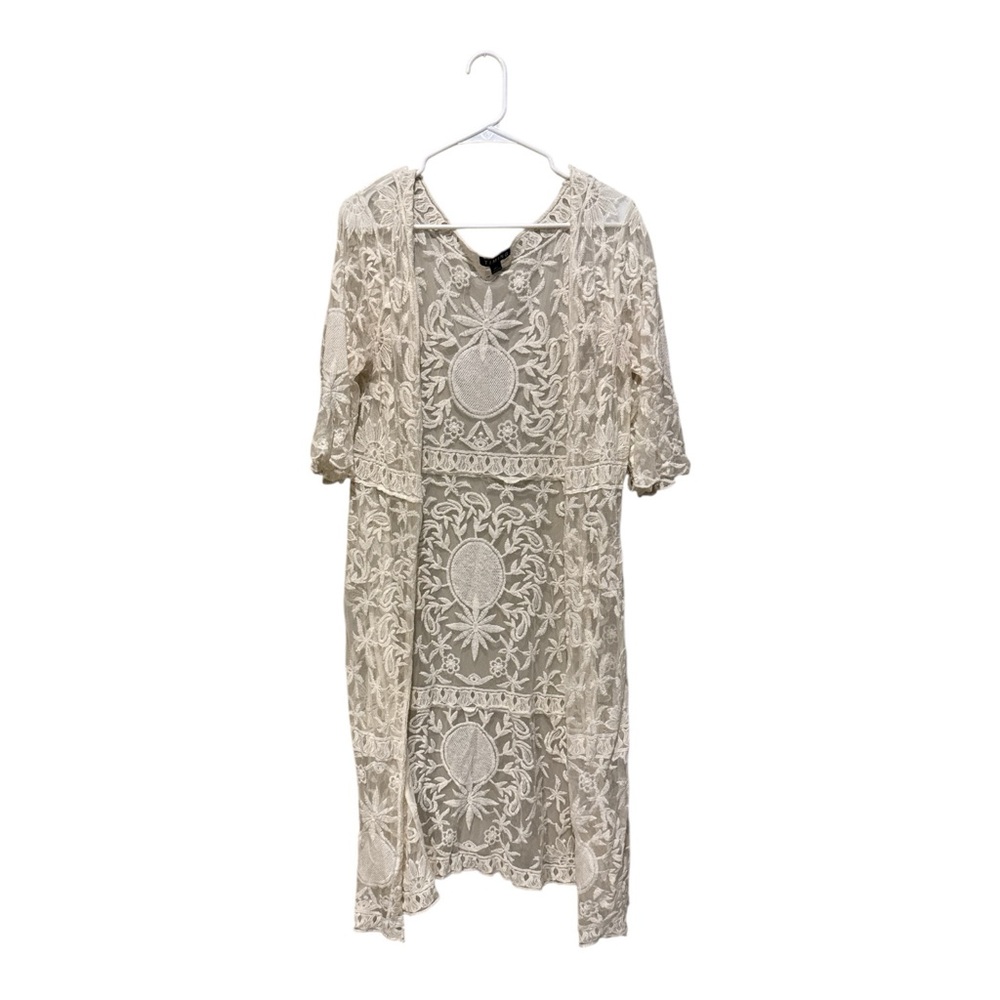 Timing Cream Lace‎ Sheer Cape